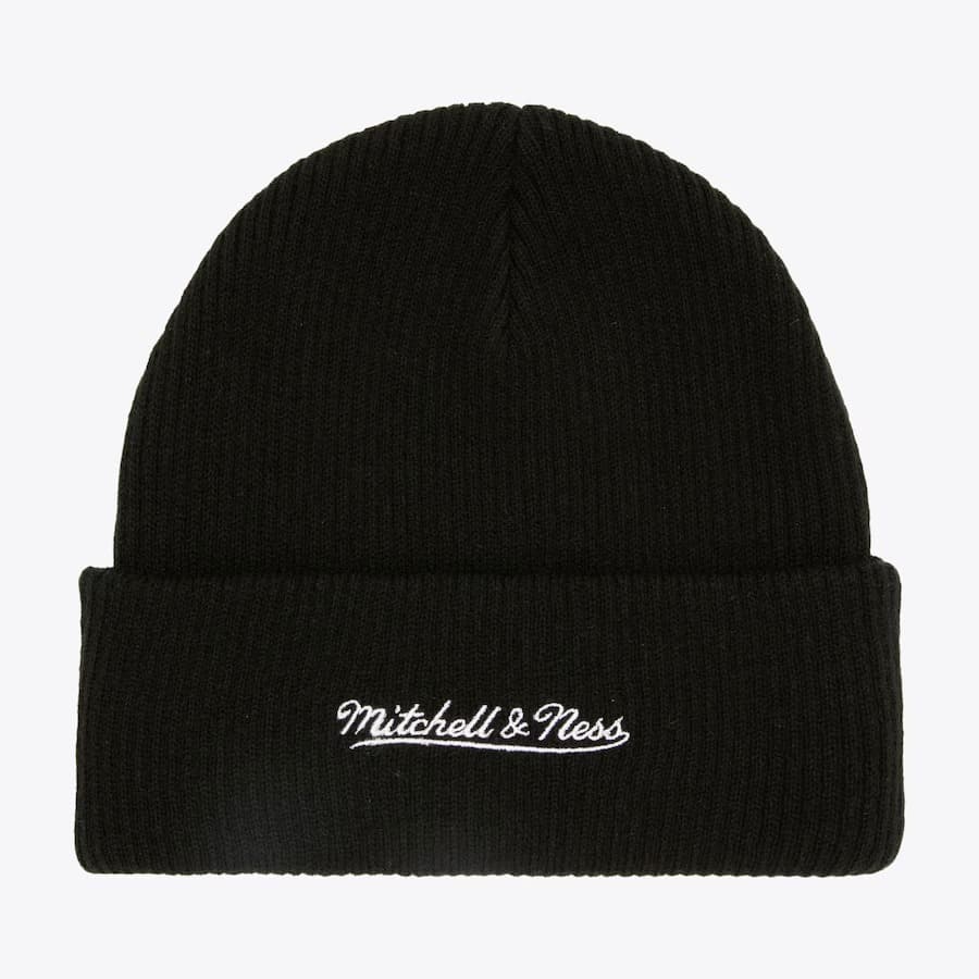 Mitchell-Ness-Black-Golden-State-Warriors-SUGA-Glitch-Cuffed-Knit-Hat-1