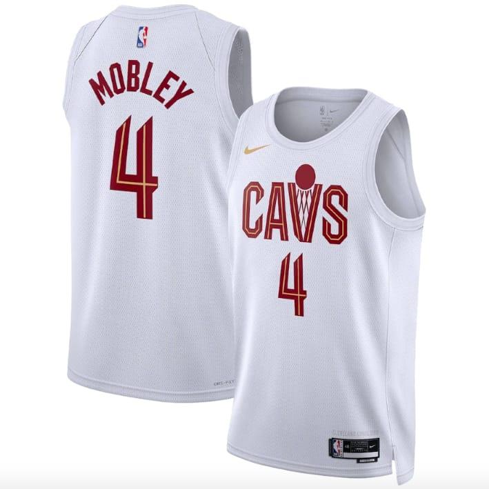 Баскетбольная джерси 2022-23 Cleveland Cavaliers #4 Evan Mobley Nike Association White Jersey
