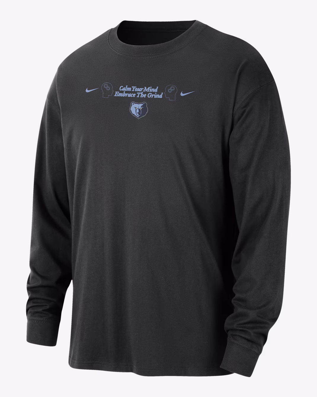 Мужской лонгслив Nike NBA Memphis Grizzlies Courtside Black