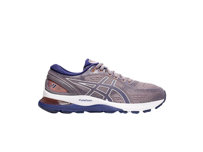 Кроссовки Wmns Asics Gel Nimbus 21 Lavender Grey Dive Blue