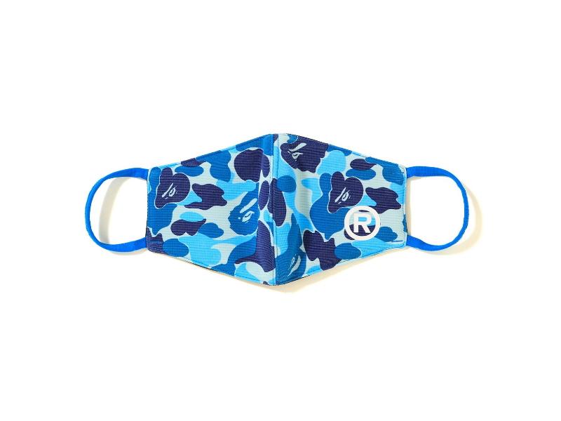 Маска BAPE ABC Camo Face Mask Blue