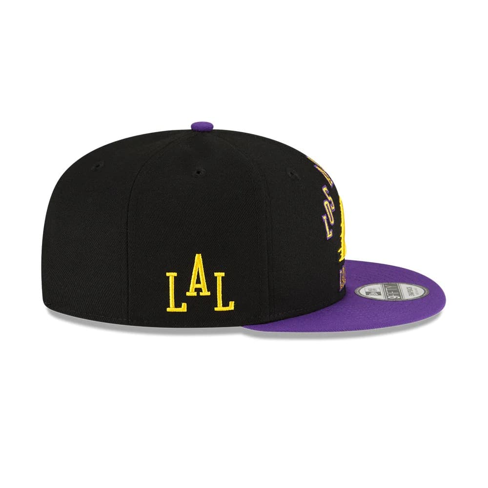 Бейсболка New Era Los Angeles Lakers 9FIFTY 2024 City Edition NBA Snapback Hat