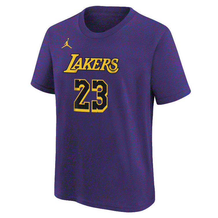 Баскетбольная футболка Nike Lebron James LA Lakers 2024 Youth Statement Edition NBA T-Shirt