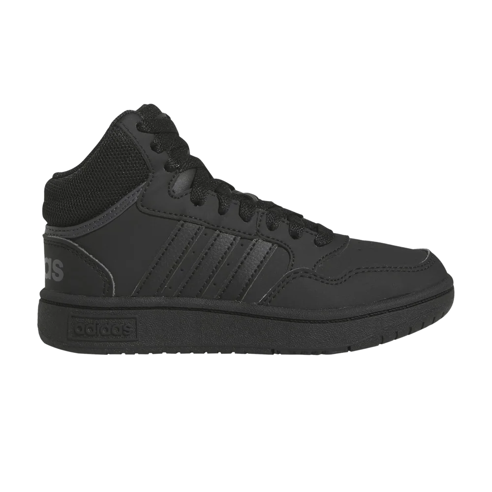 Krossovki-Adidas-Hoops-Mid-J-Black-Grey