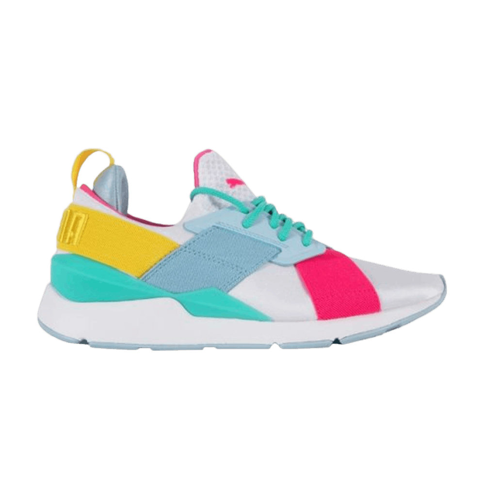 Кроссовки Puma Muse J 'White Teal Pink'