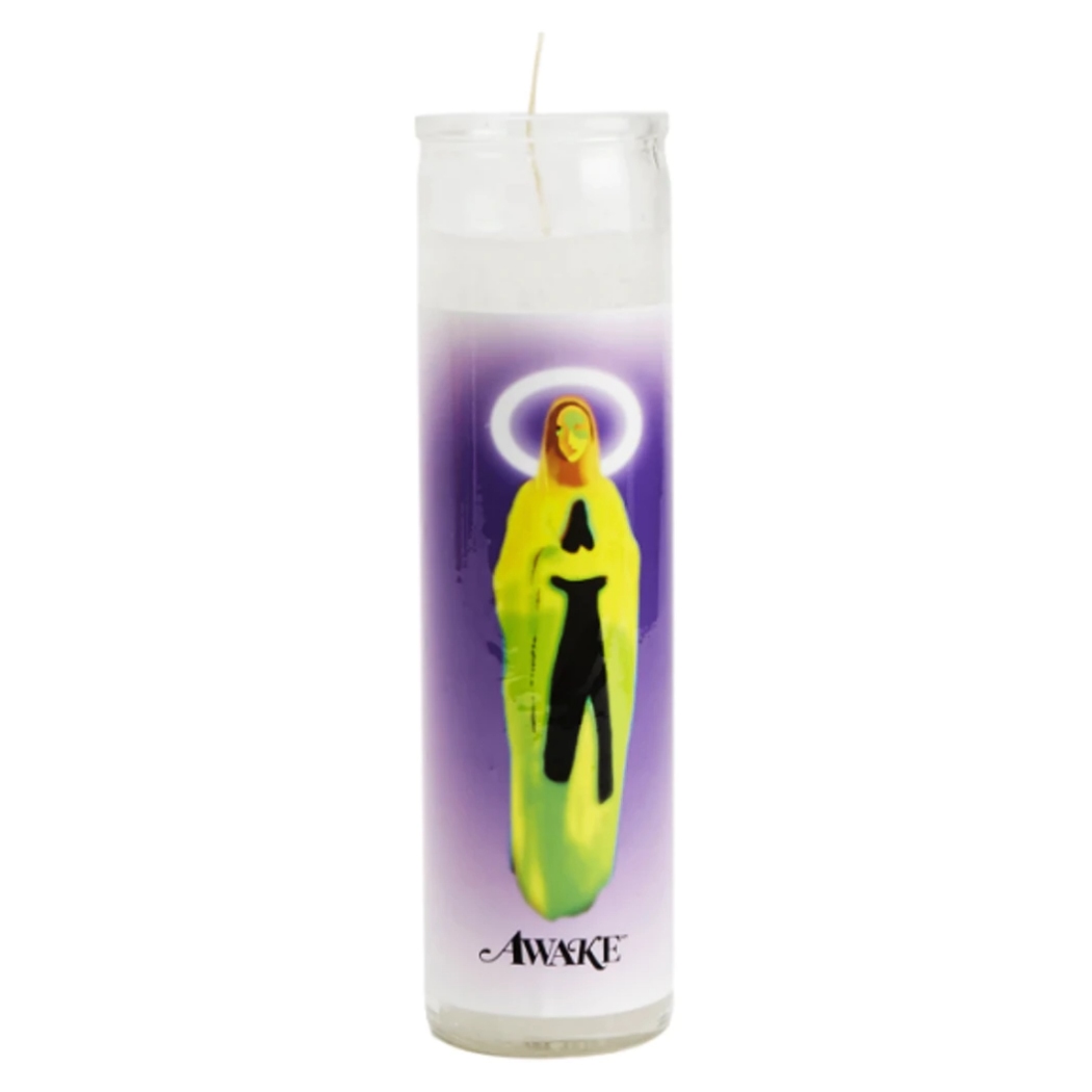 Awake-Mother-Mary-Candle-White