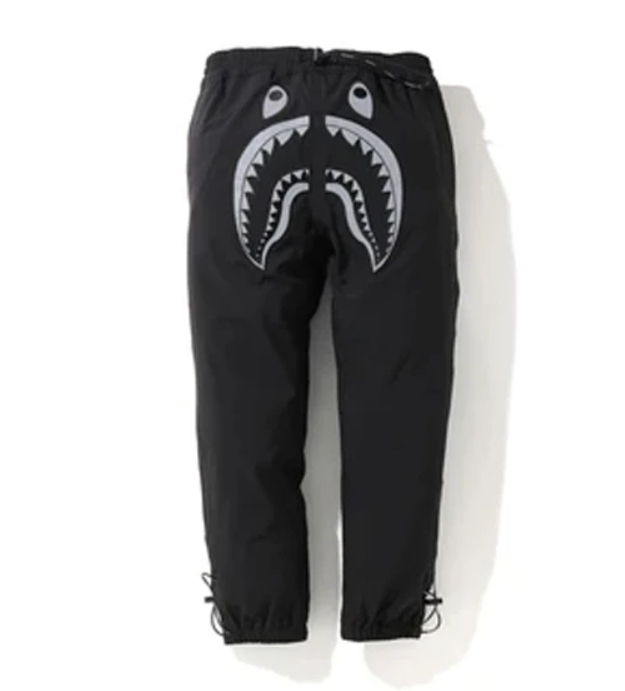 Спортивные штаны BAPE Reflective Shark 2Layer Pants Black
