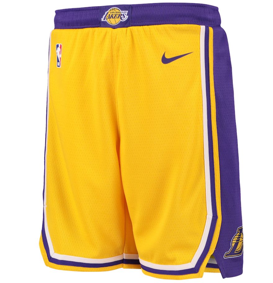 2019-20-NBA-Los-Angeles-Lakers-Yellow-Icon-Swingman-Shorts