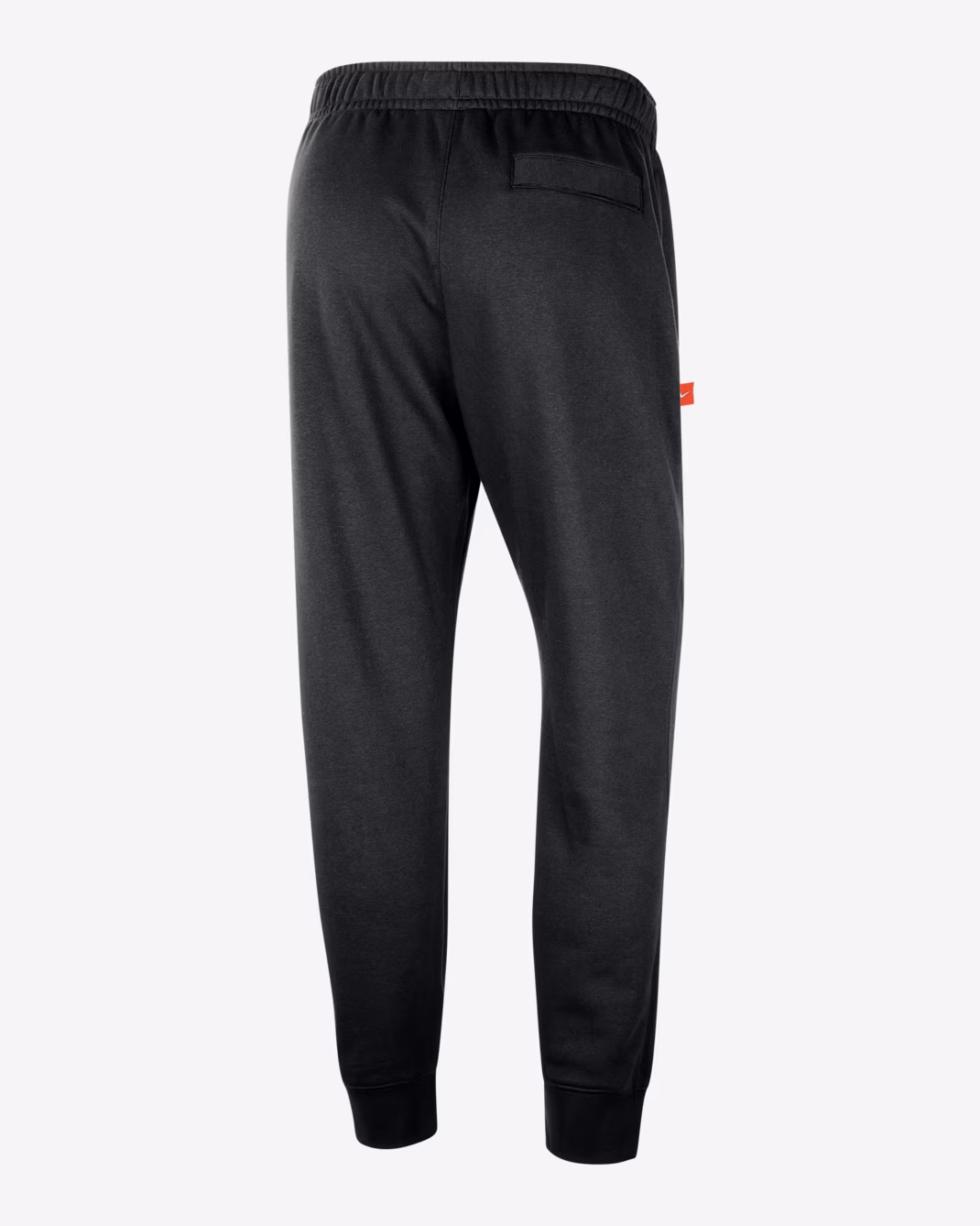 Nike-NBA-New-York-Knicks-Club-Courtside-Black-Brilliant-Orange-Joggers-1