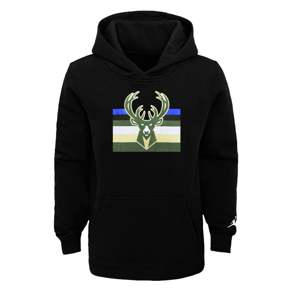 Худи Nike Milwaukee Bucks Statement Edition Essential Logo Youth NBA Hoodie