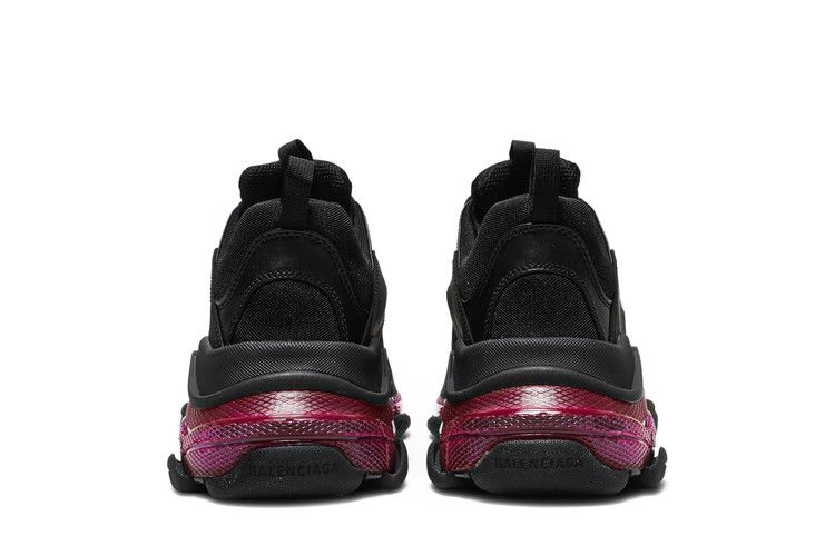 Кроссовки Balenciaga Triple S Sneaker 'Clear Sole - Black Pink Neon'