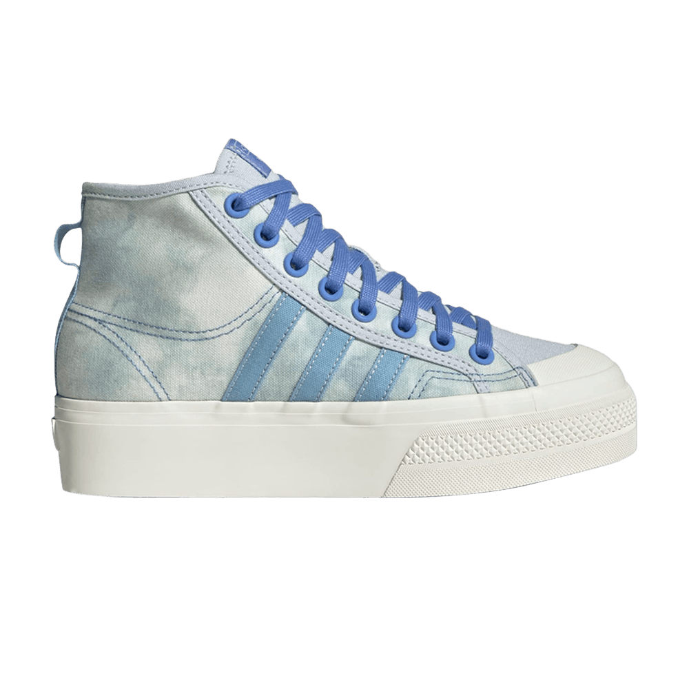 Adidas Wmns Nizza Platform Mid 'Acid Wash - Blue Fusion'