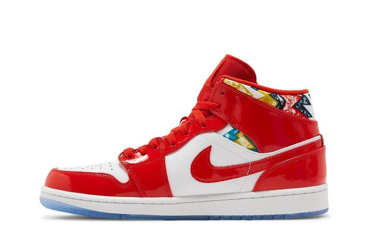 Кроссовки Air Jordan 1 Mid SE 'Barcelona Sweater'