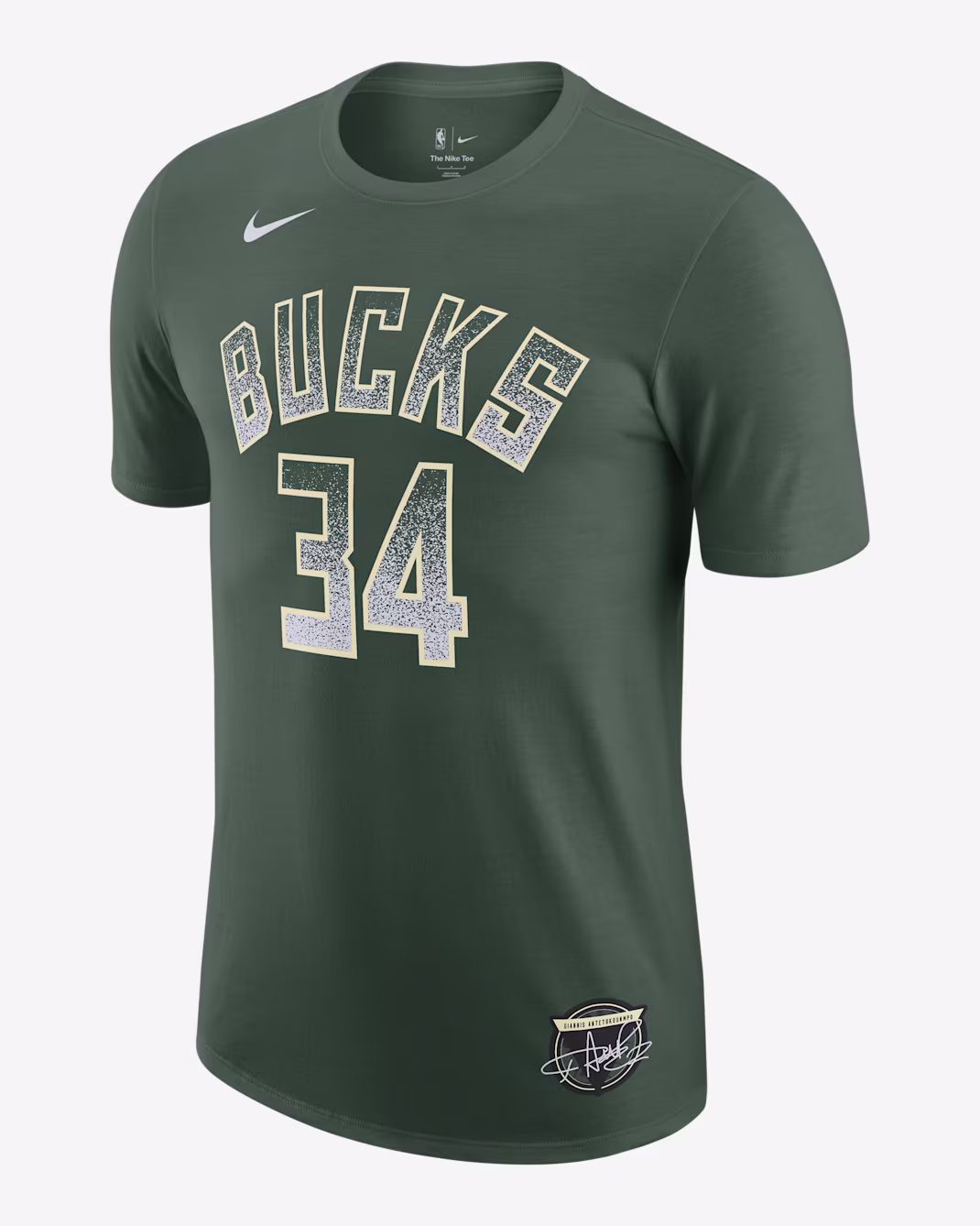 Мужская футболка Nike NBA Giannis Antetokounmpo Milwaukee Bucks Select Series Fir