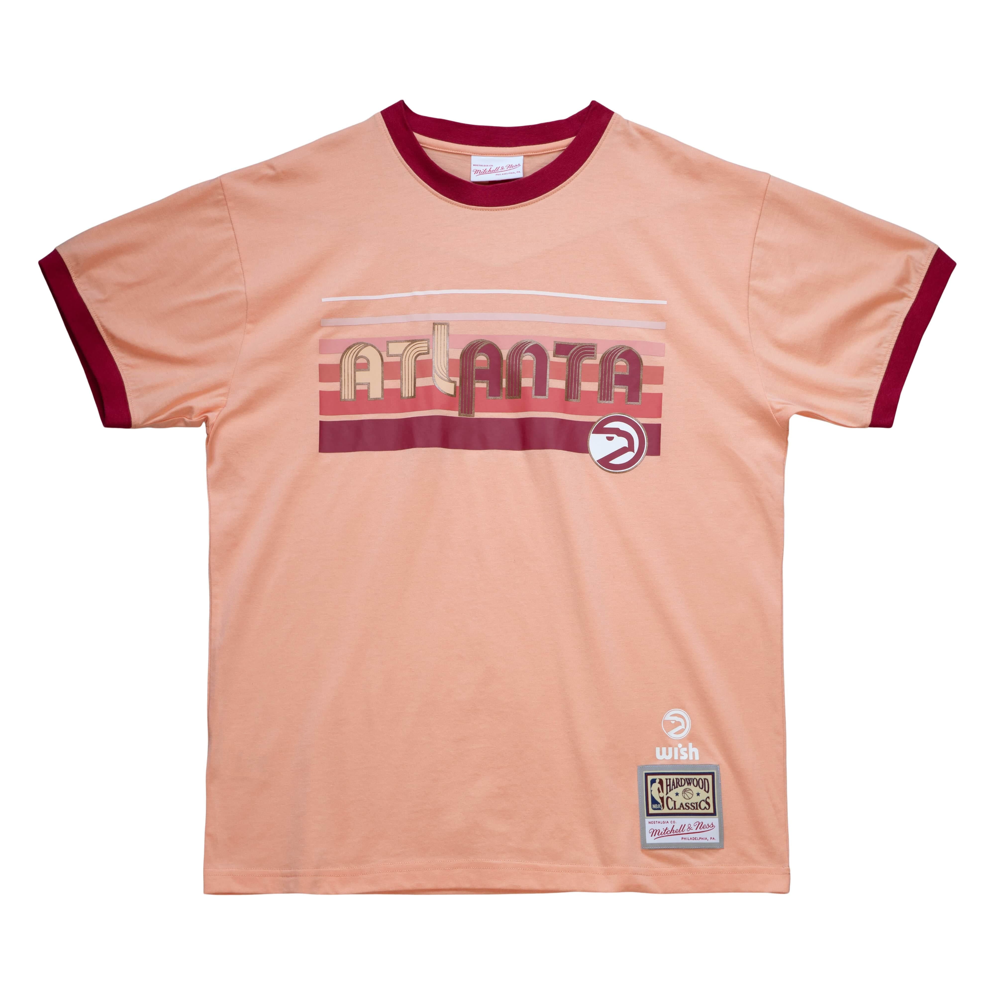 Футболка Mitchell & Ness My Towns Wish Ringer Tee Atlanta Hawks T-Shirt