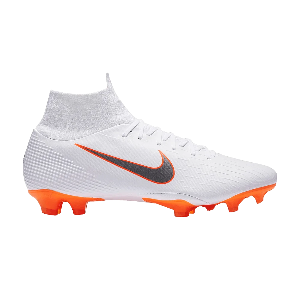 Krossovki-Nike-Mercurial-Superfly-6-Pro-FG-White-Total-Orange