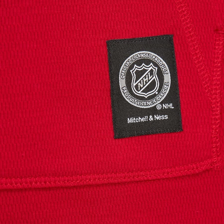 Худи Mitchell & Ness Scarlet Detroit Red Wings Thermal Lightweight Pullover Hoodie