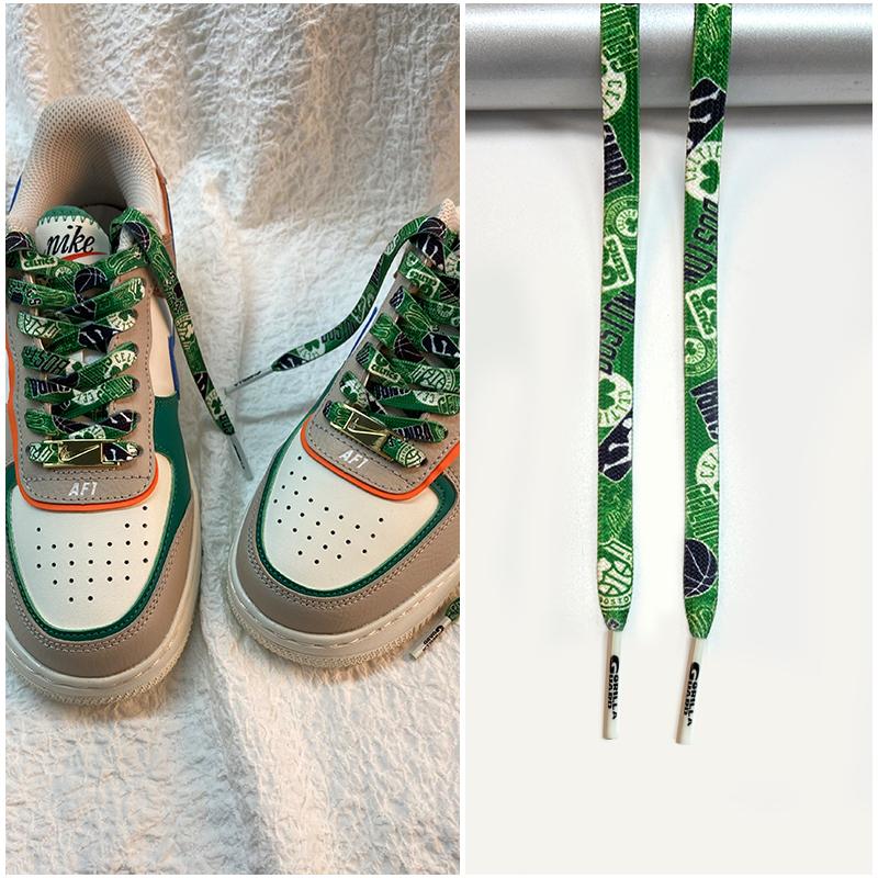 Шнурки Gorilla Guard Air Force 1 Celtics Green Laces