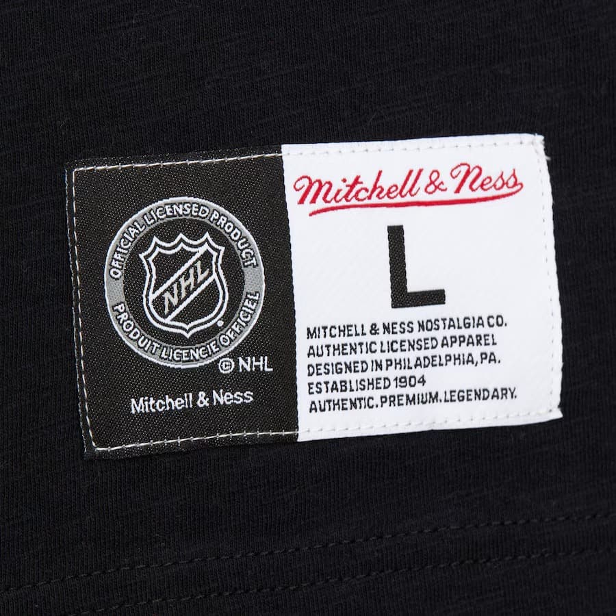Лонгслив Mitchell & Ness Black Chicago Blackhawks Legendary Slub Long Sleeve T-Shirt