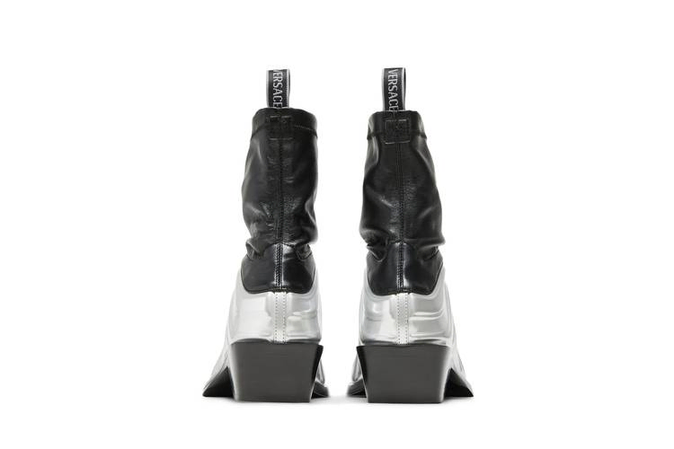 Versace Solare Boots 'Silver Black'