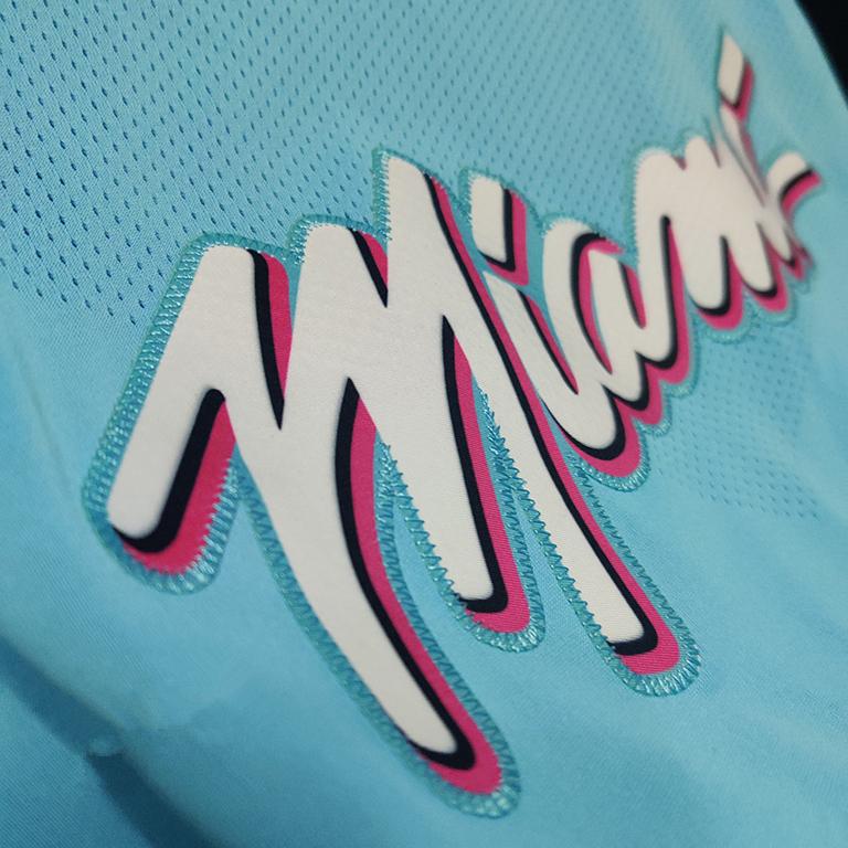 Баскетбольная джерси 2019-20 Dwyane Wade Miami Heat Nike Authentic Jersey Blue City Edition