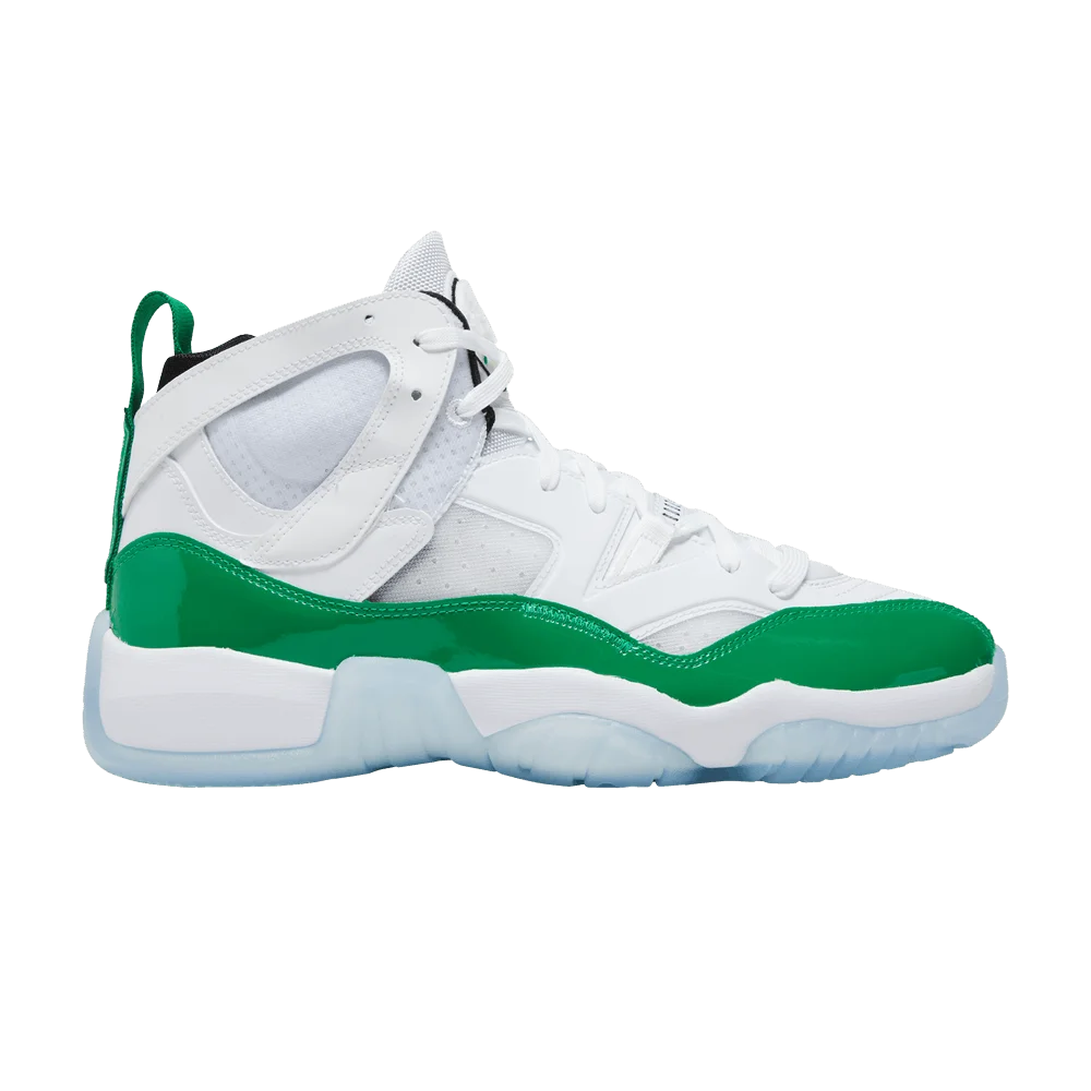 Krossovki-Air-Jordan-Jumpman-Two-Trey-White-Lucky-Green