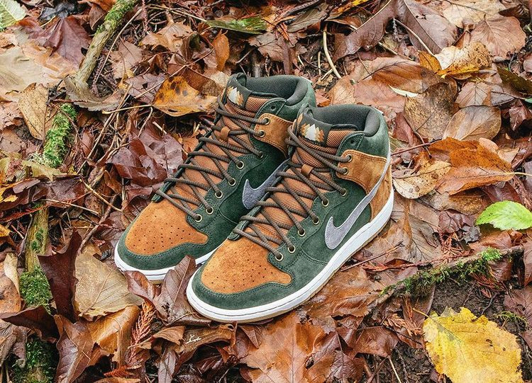 Кроссовки Homegrown x Nike SB Dunk High PRM 'Sequoia'