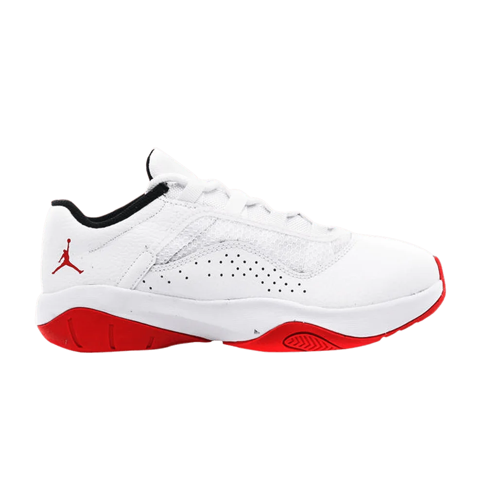 Krossovki-Air-Jordan-11-CMFT-Low-GS-White-Chile-Red