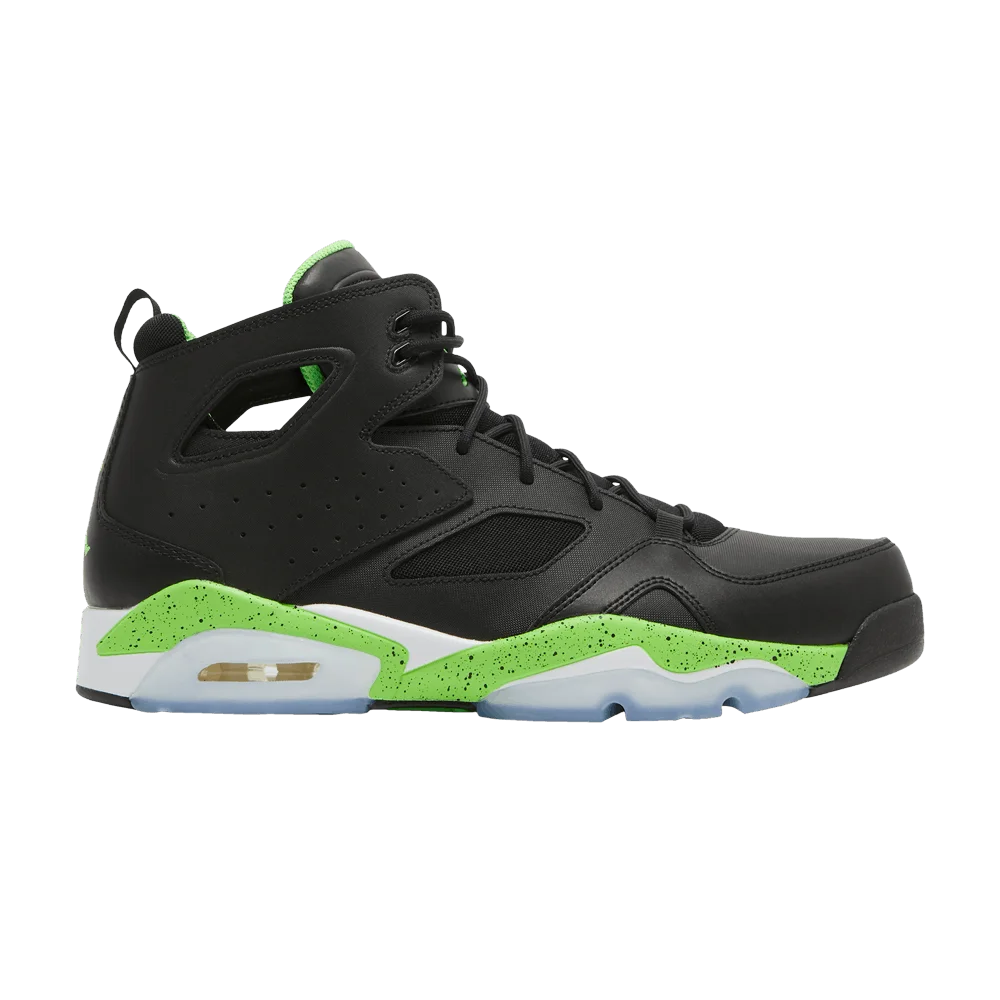 Krossovki-Air-Jordan-Flight-Club-91-Black-Green-Strike