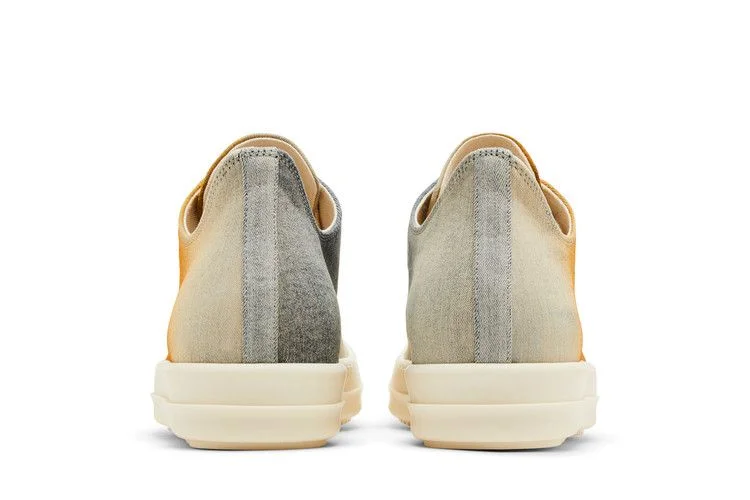 Кроссовки Rick Owens DRKSHDW Lido Denim Low 'Sky Orange Degrade'