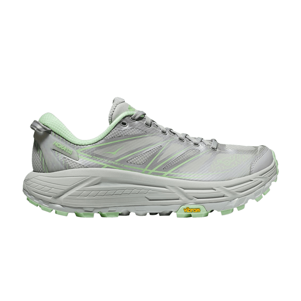 Кроссовки HOKA Mafate Speed 2 'Harbor Mist Lime Glow'