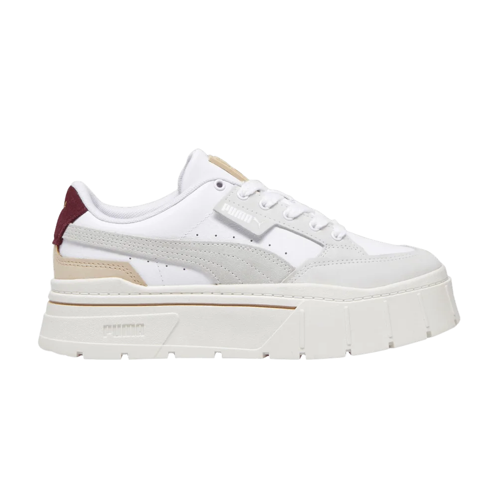 Кроссовки Puma Wmns Mayze Stack Luxe 'White Dark Jasper'