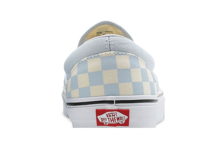 Кроссовки Vans Classic Slip-On 'Checkerboard - Ballad Blue'