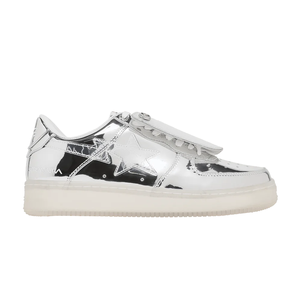 Кроссовки Hajime Sorayama x Bapesta 'Silver'
