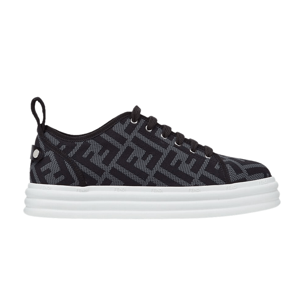 Кроссовки Fendi Wmns FF Motif Rise Fabric Platform 'Charcoal'