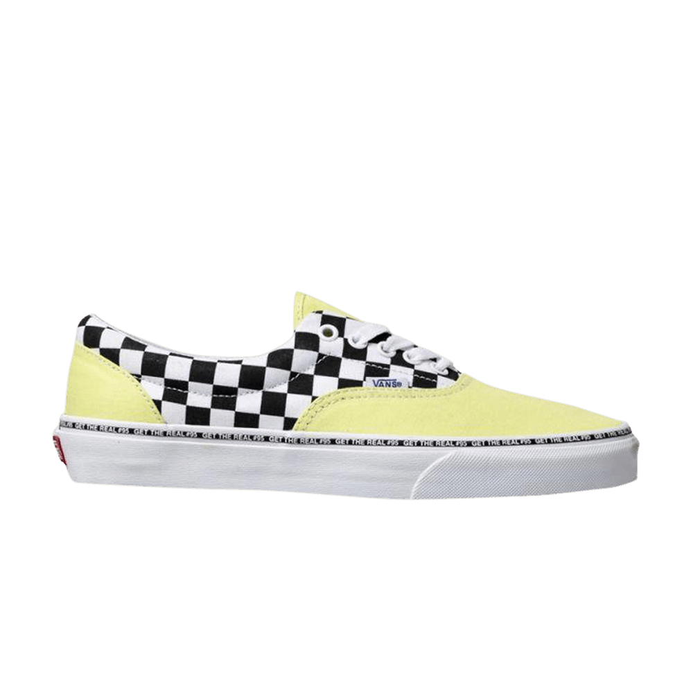 Кроссовки Vans Era 'Get the Real #95 - Sunny Lime Checkerboard'