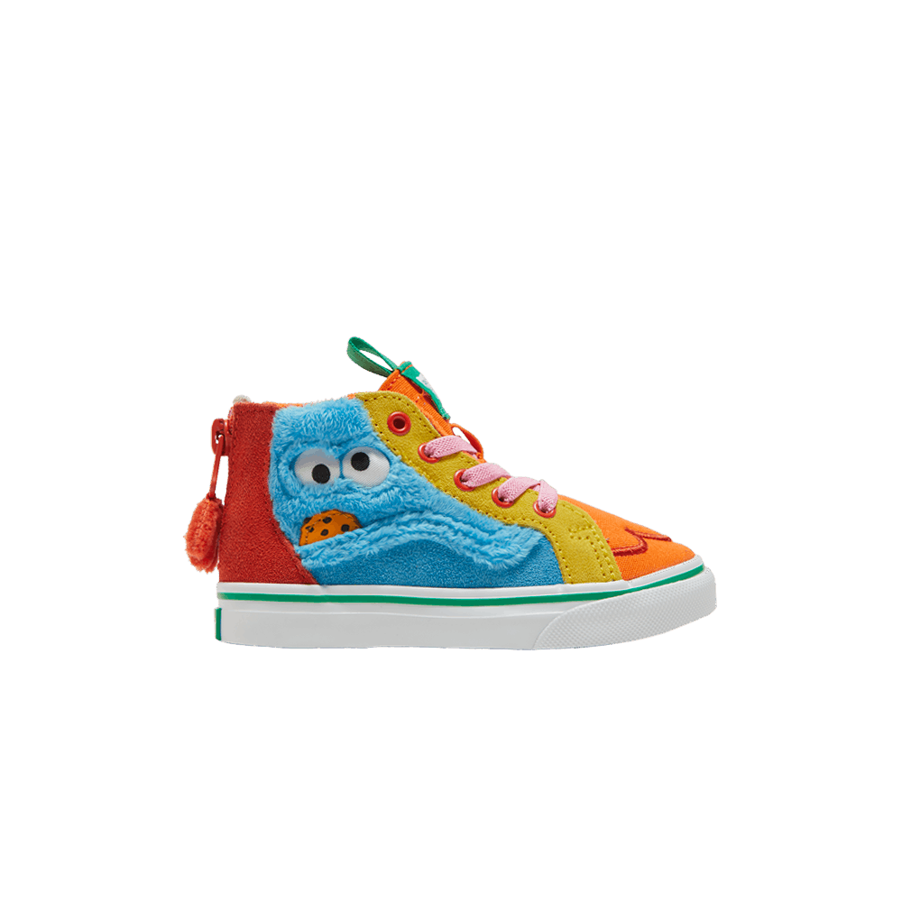 Кроссовки Sesame Street x Vans Sk8-Hi Zip Toddler 'Cookie Monster'
