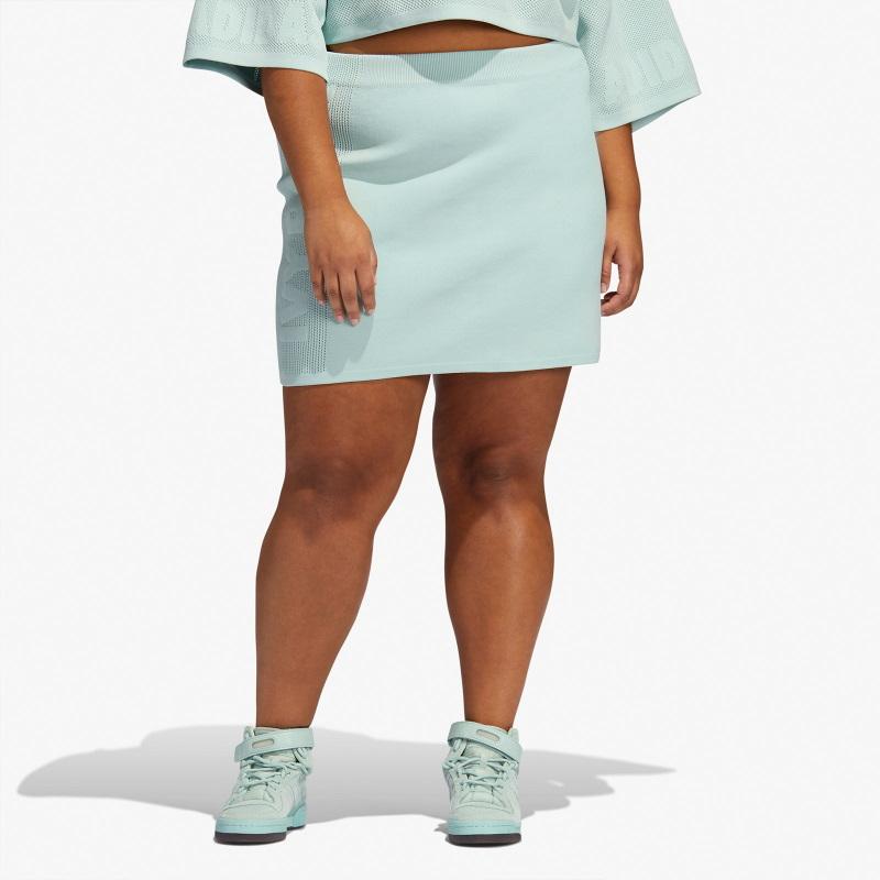 Юбка adidas Ivy Park Knit Skirt (Plus Size) Green Tint