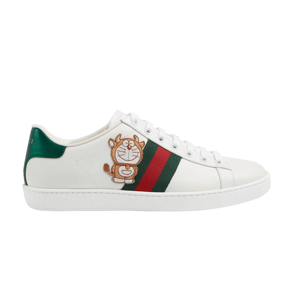 Кроссовки Doraemon x Gucci Wmns Ace 'Ivory Devil Patch'