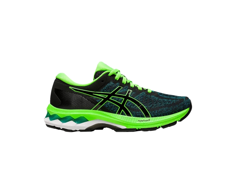 Кроссовки Asics Gel Kayano 27 GS Black Green Gecko