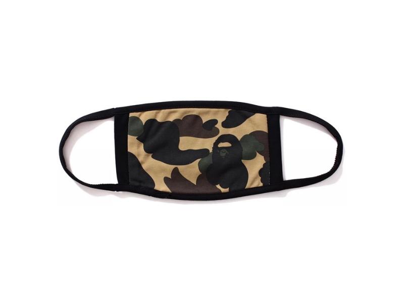 Маска BAPE 1st Camo Face Mask Yellow