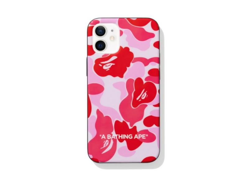 Защитный чехол BAPE ABC Camo iPhone 12 Mini Case Pink