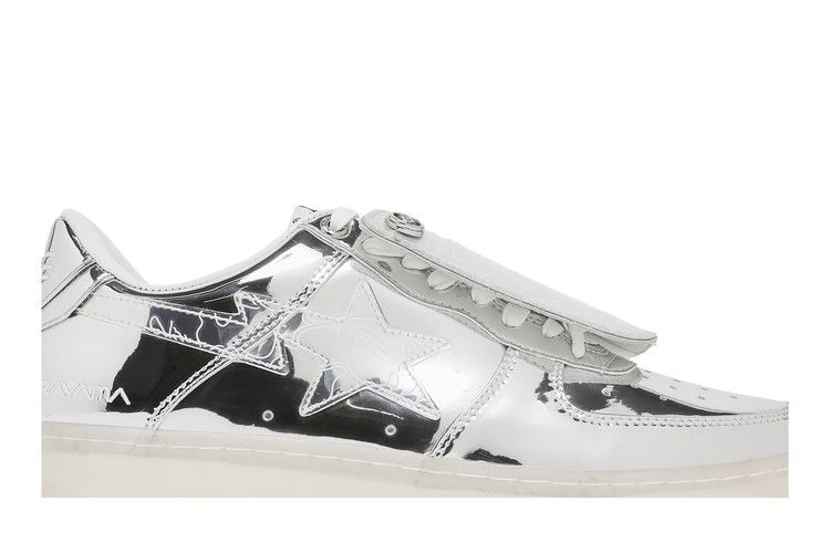 Кроссовки Hajime Sorayama x Bapesta 'Silver'