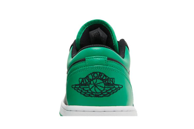 Кроссовки Air Jordan 1 Low 'Black Lucky Green'