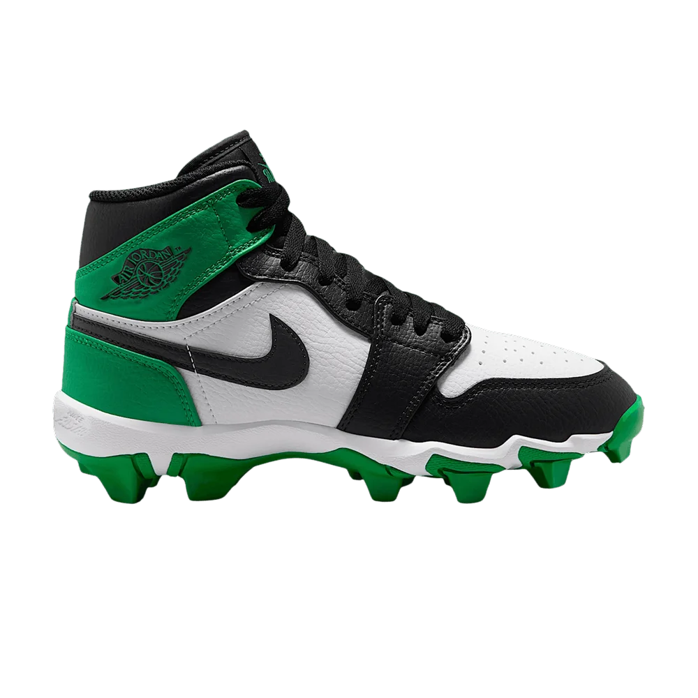 Krossovki-Air-Jordan-1-Mid-GS-Black-Lucky-Green