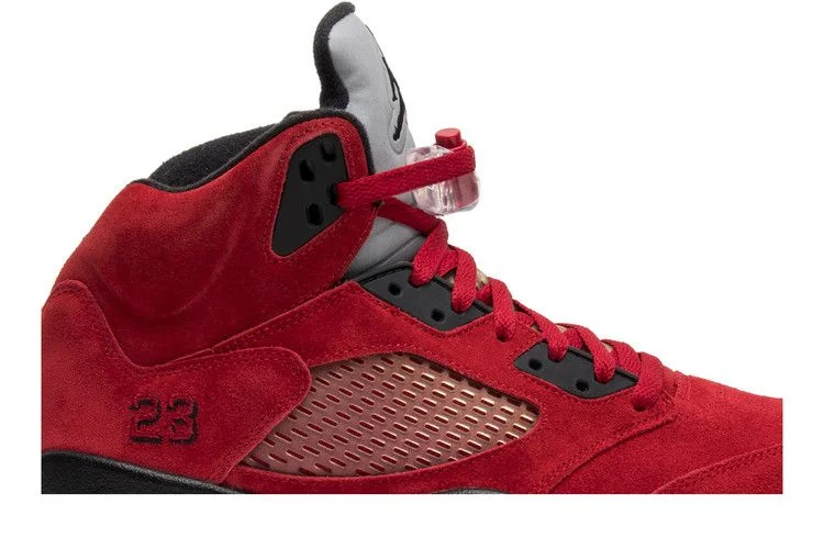 Кроссовки Air Jordan 5 Retro 'Raging Bull Red Suede'
