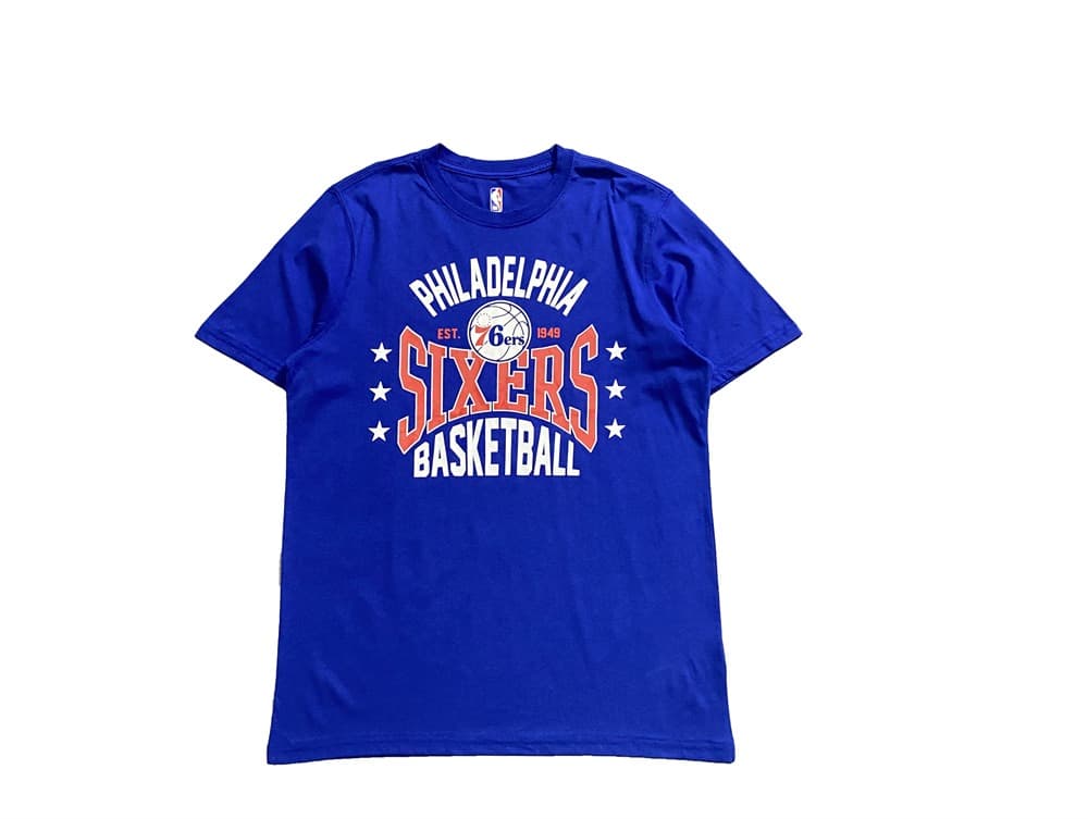Футболка Main Squeeze NBA Philadelphia 76ers Blue T-Shirt
