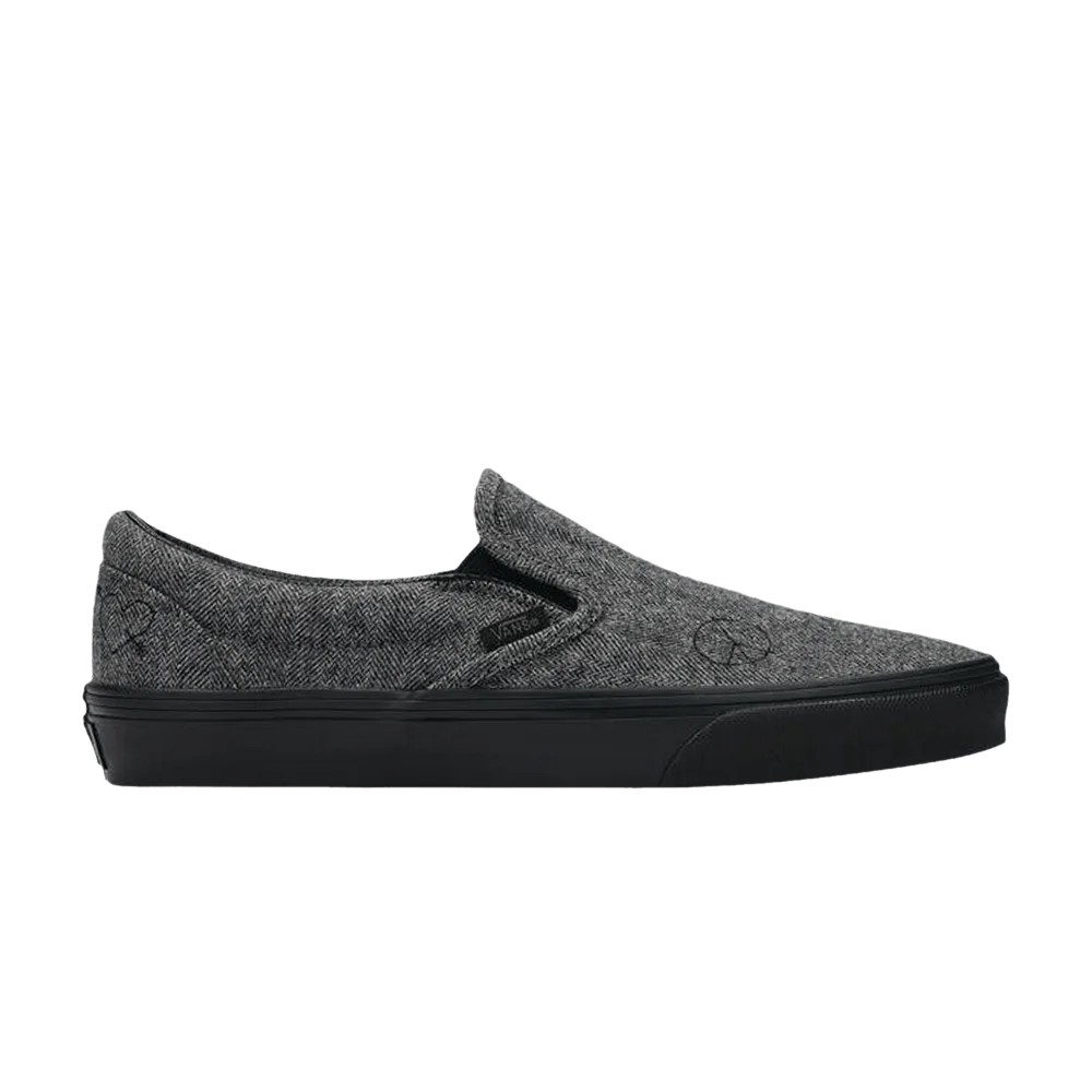 Кроссовки Vans Classic Slip-On 'Wool - Grey Black'
