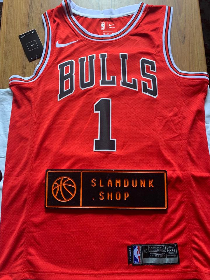 Баскетбольная джерси Rose Chicago Bulls Nike Icon Swingman Jersey Red