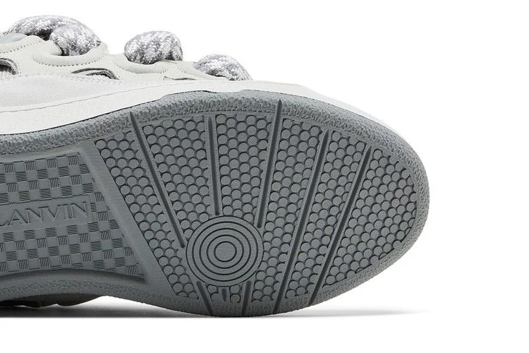 Кроссовки Lanvin Curb Sneakers 'Snake Laces - White Grey'